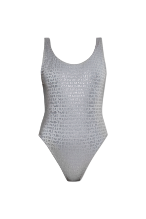 【送料&関税込】Diesel One-piece Swimsuit Marilyn-dnm Women's Swimsuit with trompe l'oeil denim print | Brown | Diesel